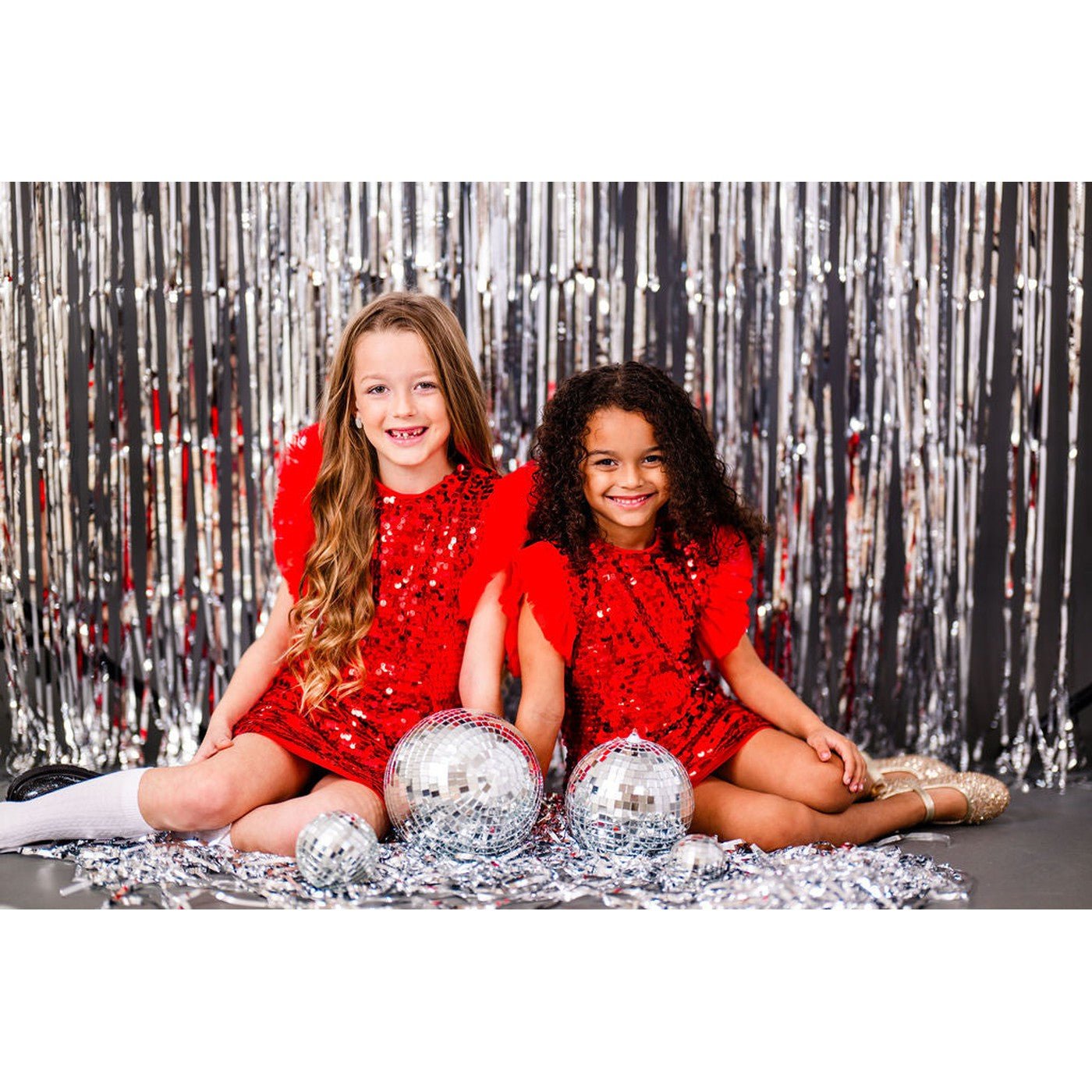 Girls Holly Jolly Holiday Dress - Blissfully Lavender BoutiqueThree Wildflower Designs