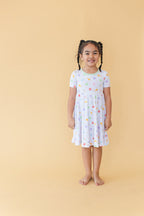 Girls Lucky Dress - Blissfully Lavender BoutiqueBlush Lotus