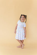 Girls Lucky Dress - Blissfully Lavender BoutiqueBlush Lotus