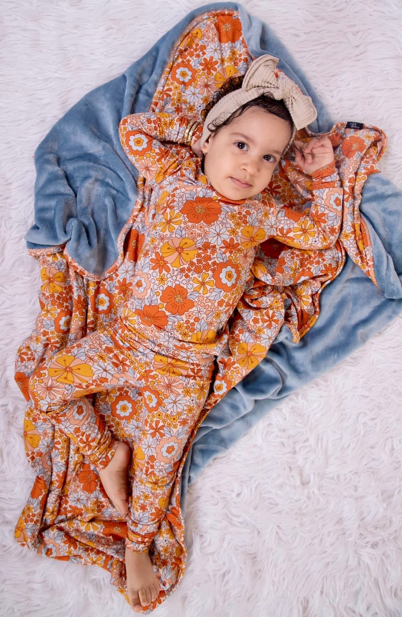 Girls Marigold Pajama Set - Blissfully Lavender BoutiqueBlush Lotus
