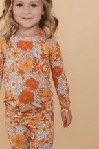 Girls Marigold Pajama Set - Blissfully Lavender BoutiqueBlush Lotus