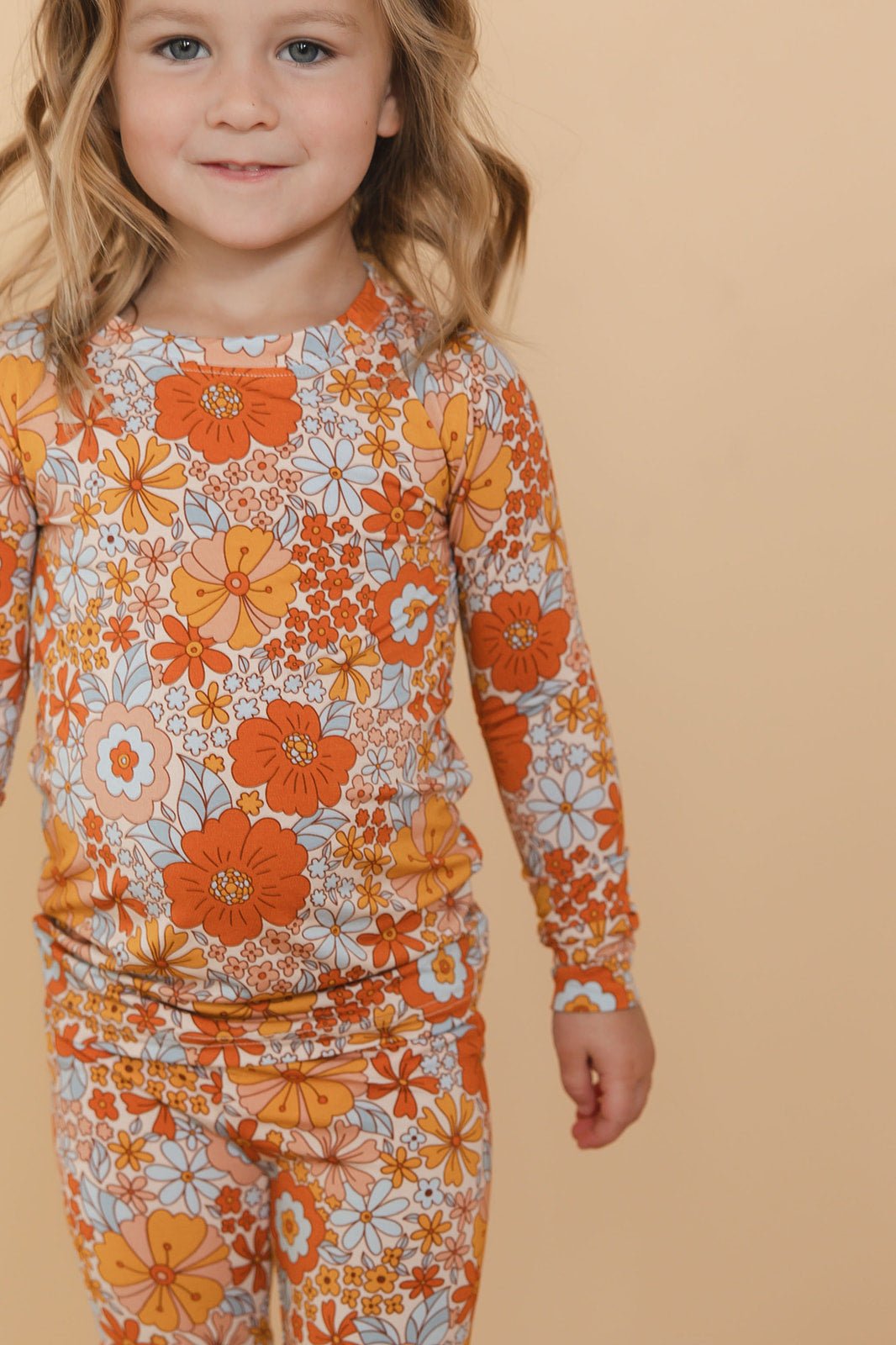 Girls Marigold Pajama Set - Blissfully Lavender BoutiqueBlush Lotus