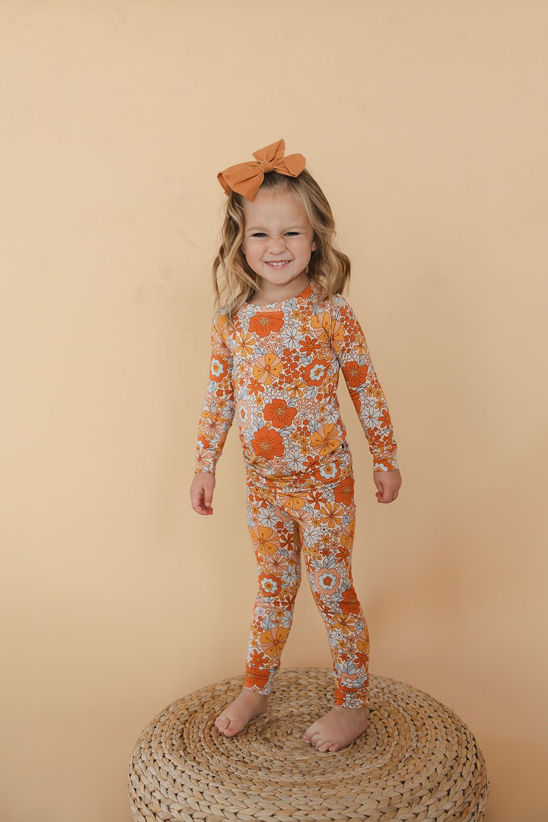 Girls Marigold Pajama Set - Blissfully Lavender BoutiqueBlush Lotus