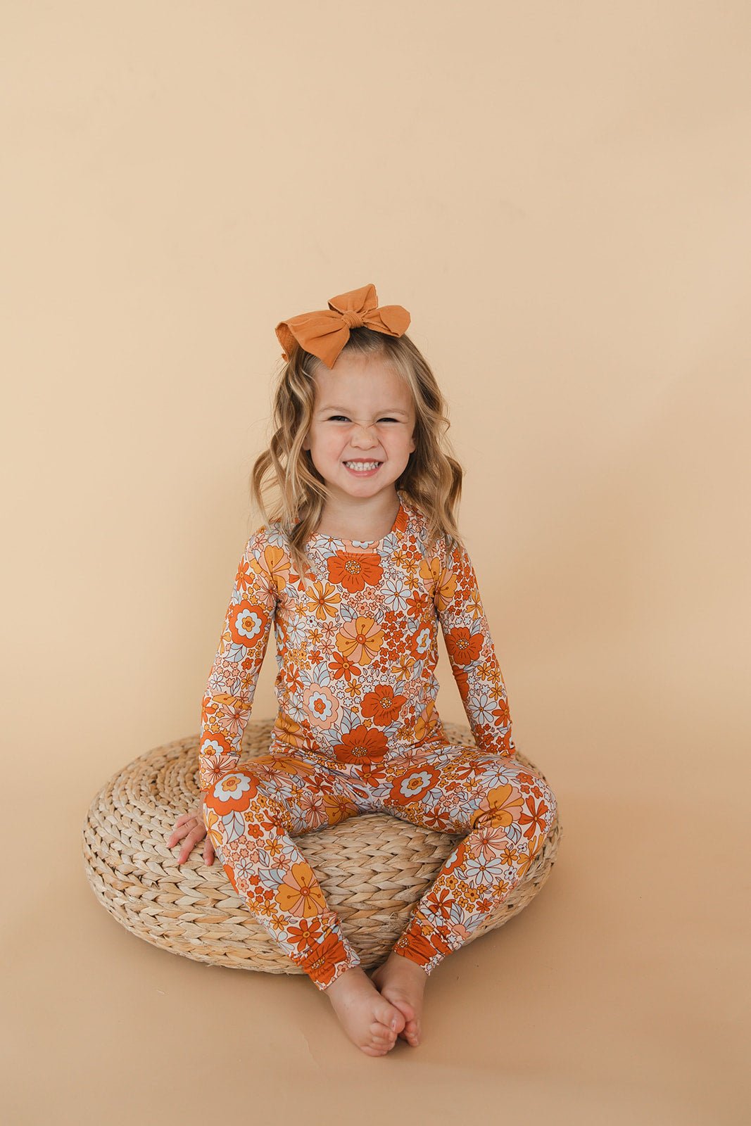 Girls Marigold Pajama Set - Blissfully Lavender BoutiqueBlush Lotus