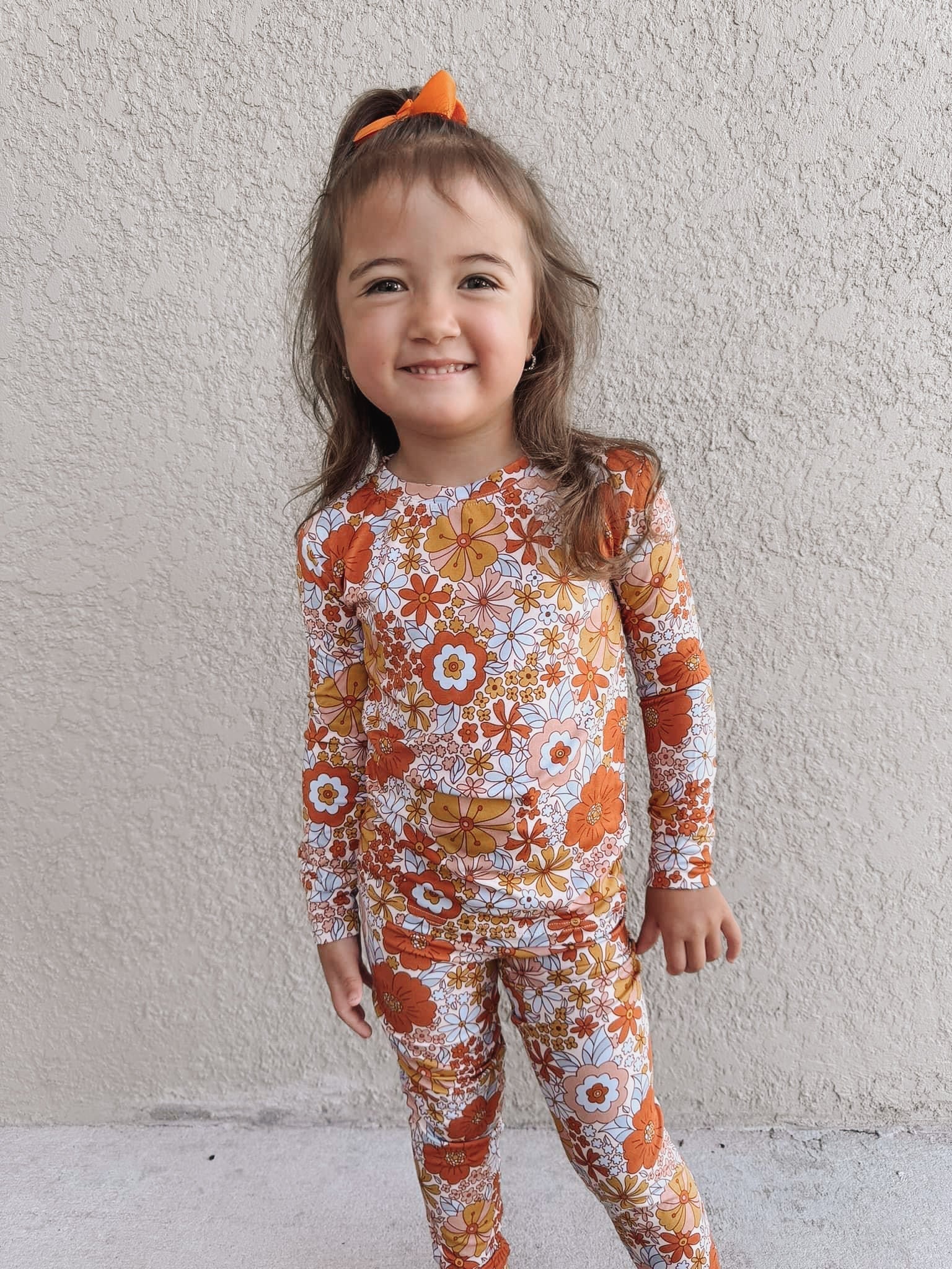 Girls Marigold Pajama Set - Blissfully Lavender BoutiqueBlush Lotus