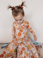 Girls Marigold Pajama Set - Blissfully Lavender BoutiqueBlush Lotus