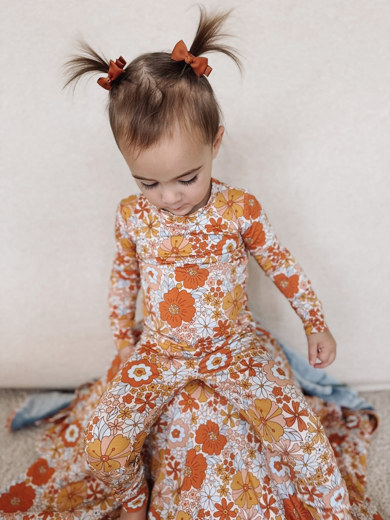 Girls Marigold Pajama Set - Blissfully Lavender BoutiqueBlush Lotus