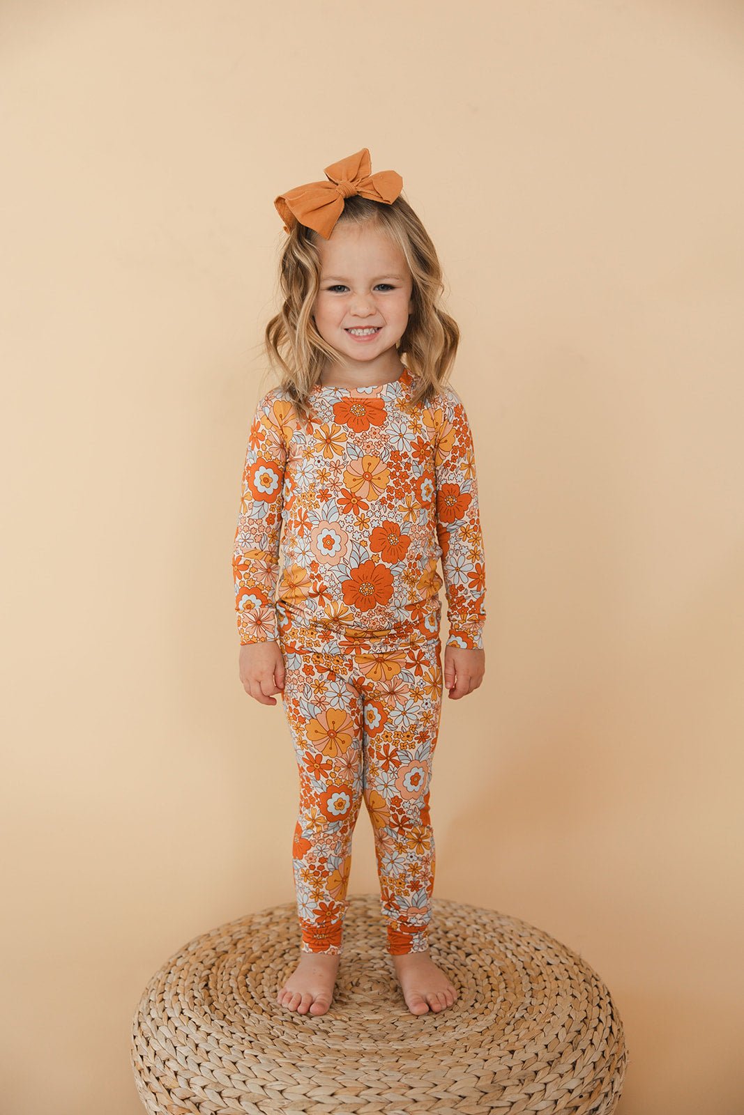 Girls Marigold Pajama Set - Blissfully Lavender BoutiqueBlush Lotus