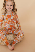 Girls Marigold Pajama Set - Blissfully Lavender BoutiqueBlush Lotus