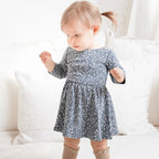 Girls Muri Floral + Harbor Stell Swing Dress - Blissfully Lavender BoutiqueColored Organics
