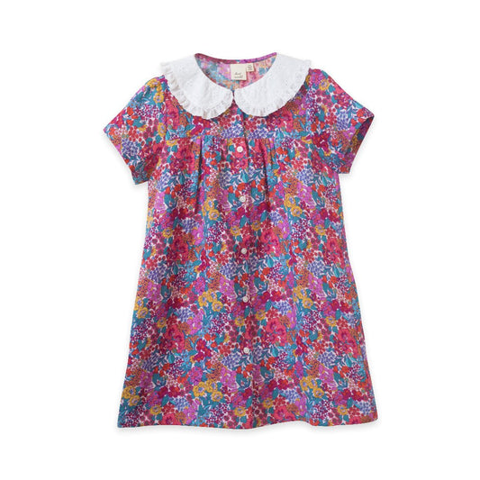 Girls Orchild Broderie Collar Fae Dress - Blissfully Lavender BoutiqueBeet World