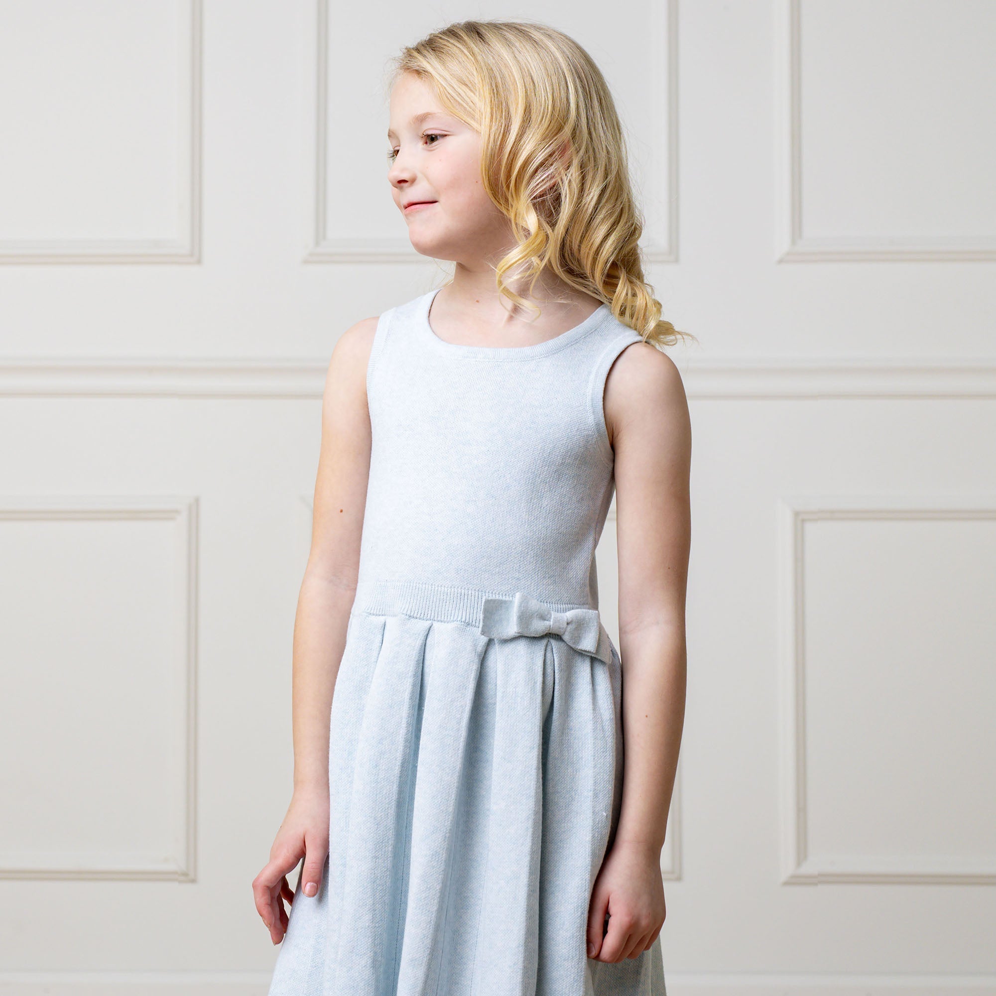 Girls Organic Pleated Sweater Dress - Blissfully Lavender BoutiqueHope & Henry