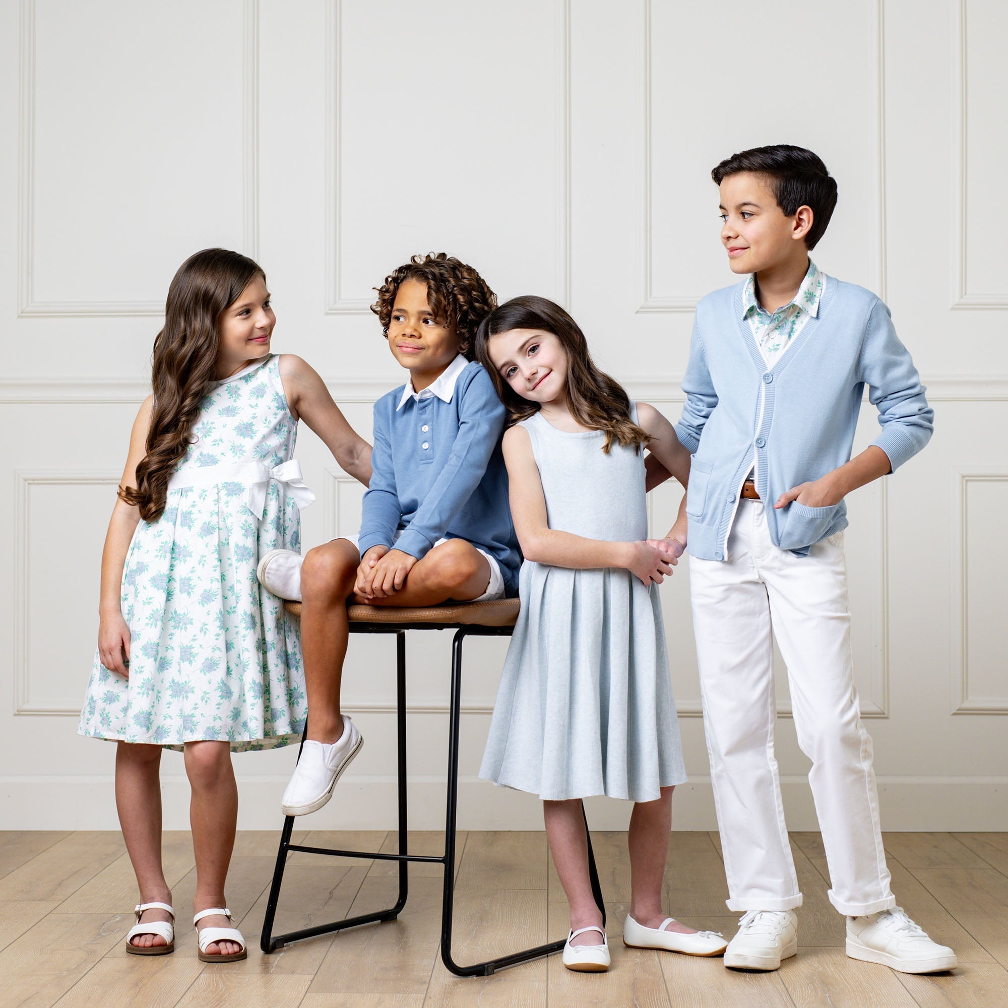 Girls Organic Pleated Sweater Dress - Blissfully Lavender BoutiqueHope & Henry