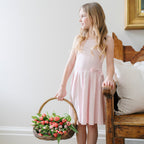 Girls Organic Pleated Sweater Dress - Blissfully Lavender BoutiqueHope & Henry