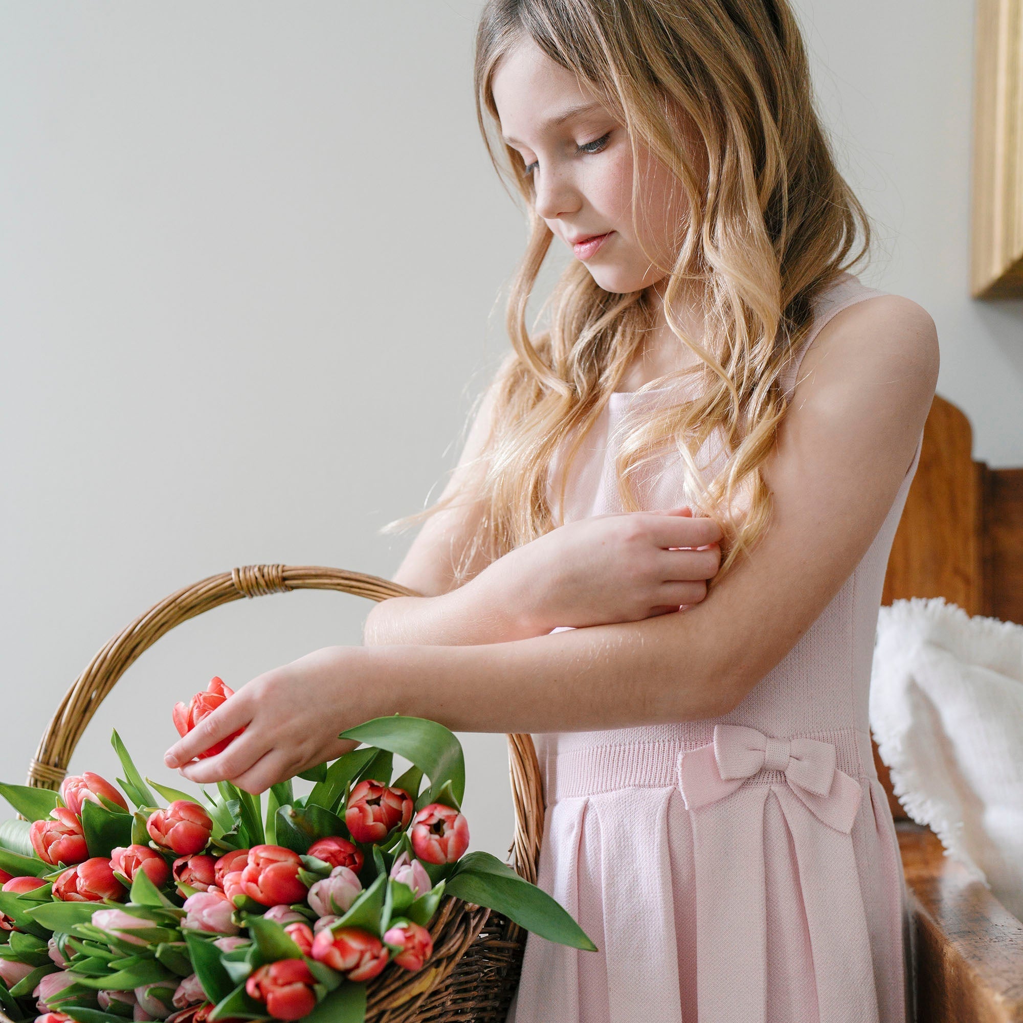 Girls Organic Pleated Sweater Dress - Blissfully Lavender BoutiqueHope & Henry