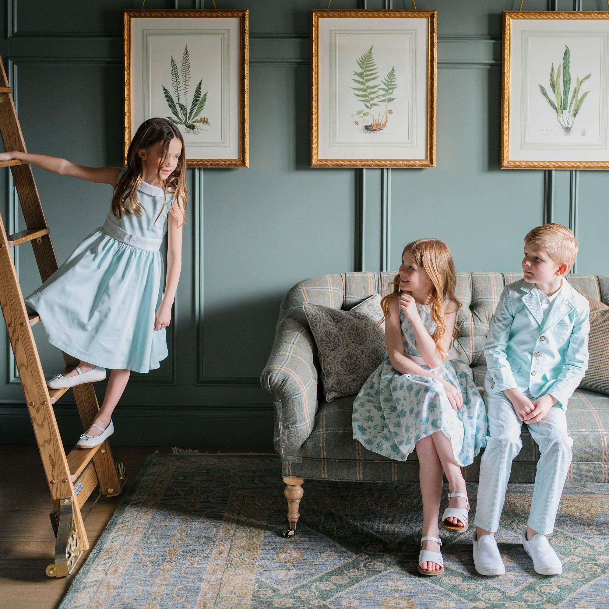 Girls Organic Sateen Party Dress - Blissfully Lavender BoutiqueHope & Henry