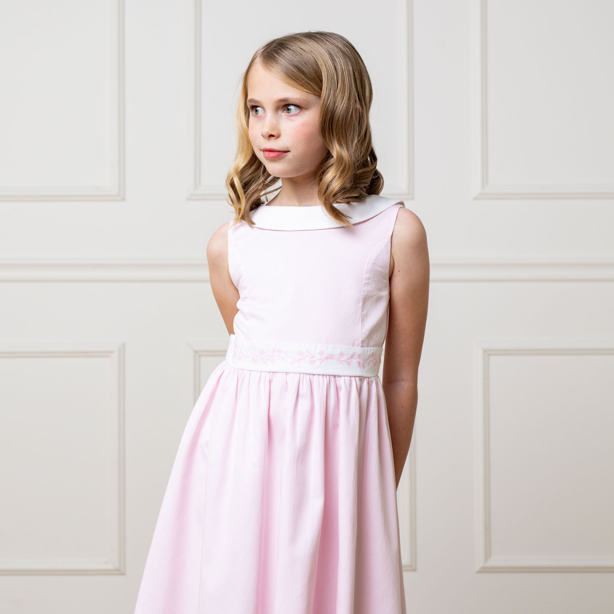 Girls Organic Sateen Party Dress - Blissfully Lavender BoutiqueHope & Henry