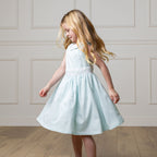Girls Organic Sateen Party Dress - Blissfully Lavender BoutiqueHope & Henry