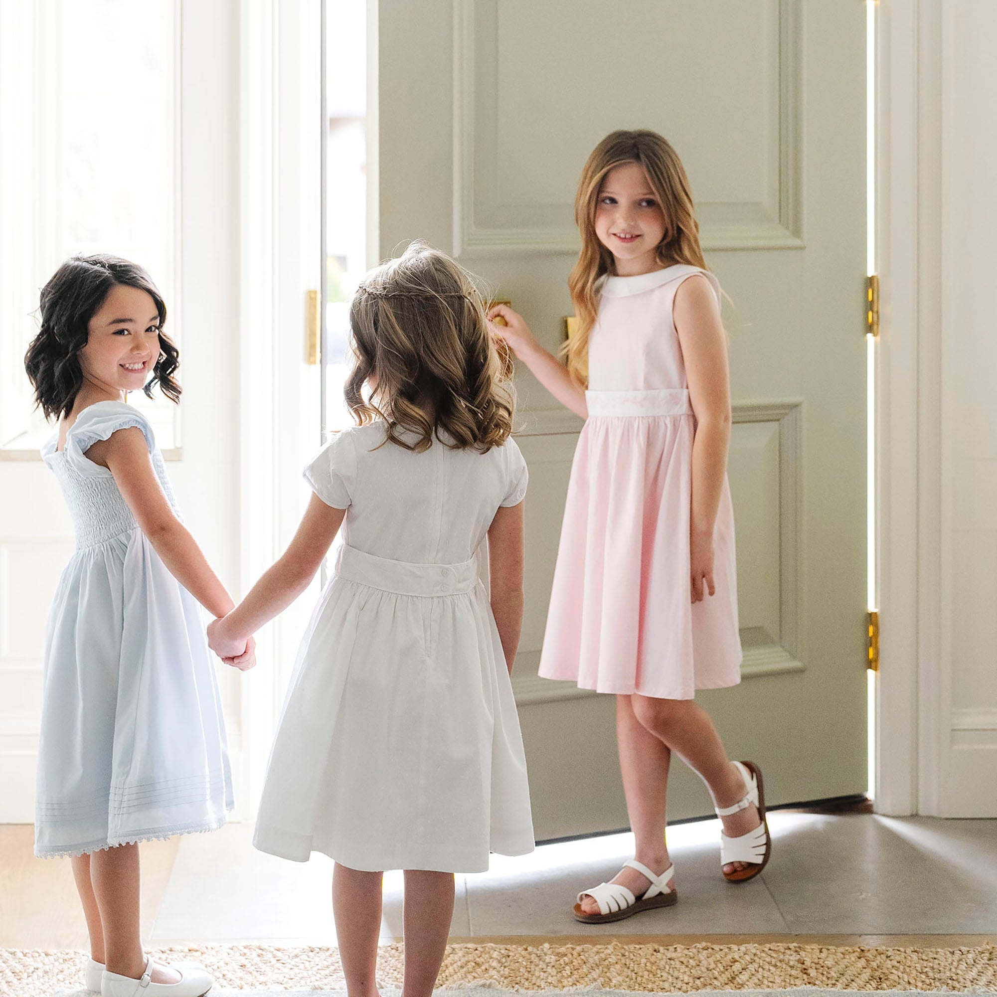 Girls Organic Sateen Party Dress - Blissfully Lavender BoutiqueHope & Henry