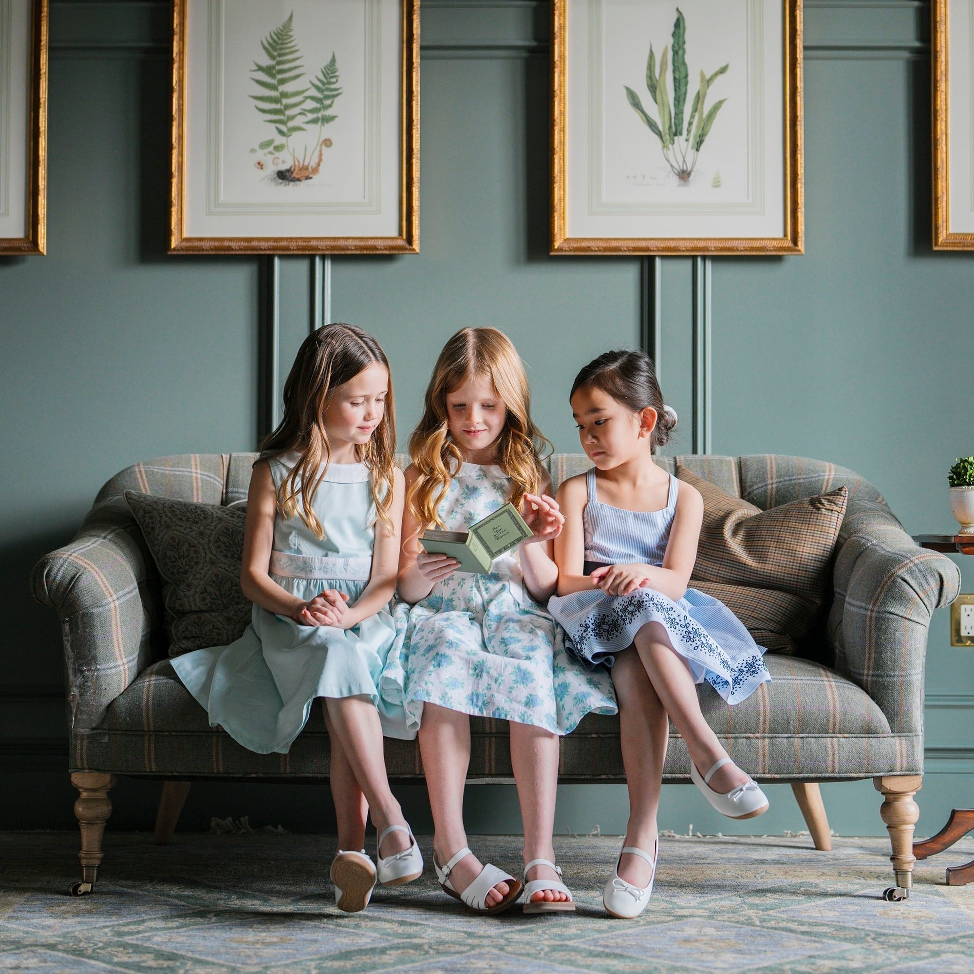 Girls Organic Sateen Party Dress - Blissfully Lavender BoutiqueHope & Henry