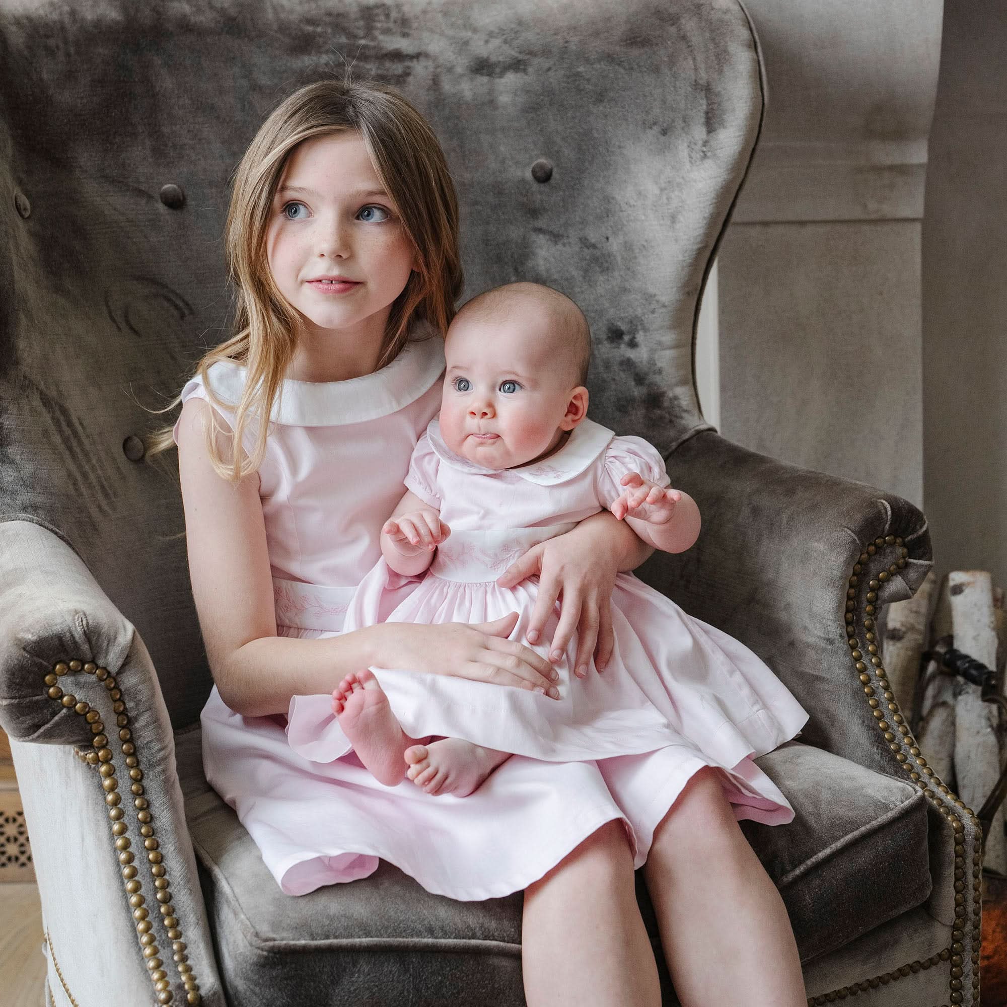 Girls Organic Sateen Party Dress - Blissfully Lavender BoutiqueHope & Henry