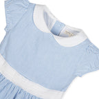 Girls Organic Seersucker Peter Pan Collar Dress - Blissfully Lavender BoutiqueHope & Henry