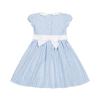 Girls Organic Seersucker Peter Pan Collar Dress - Blissfully Lavender BoutiqueHope & Henry