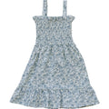 Girls Palm Tree Linen Dress - Blissfully Lavender BoutiqueMebie Baby