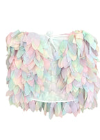 Girls Pareo Skirt with Multi Rainbow Petals - Blissfully Lavender BoutiqueStella Cove