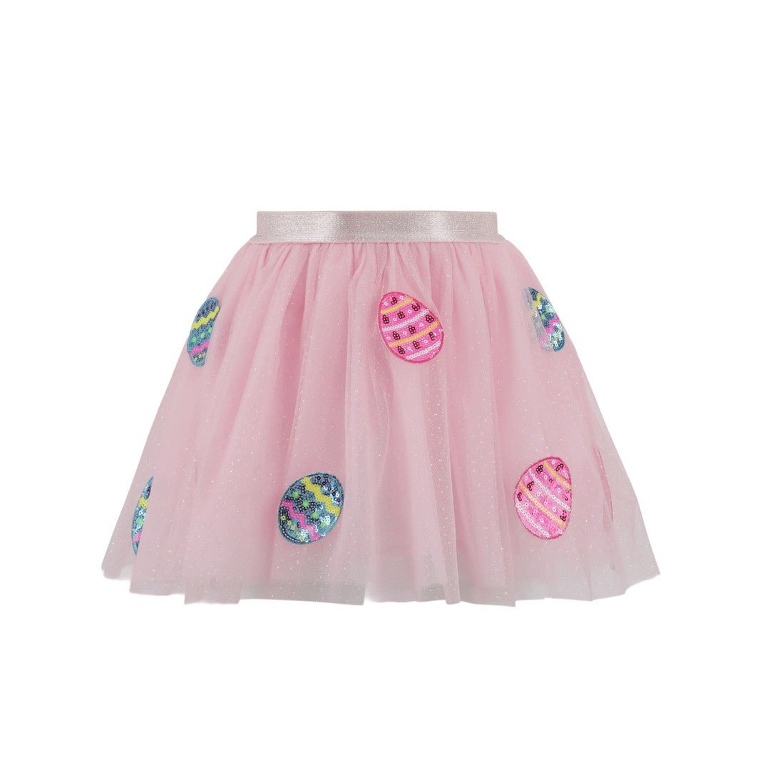 Girls Patched Easter Tulle Skirt - Blissfully Lavender BoutiqueThree Wildflower Designs