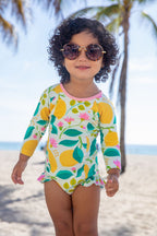 Girls Pinkham Hollow One Piece Swimsuit - Blissfully Lavender BoutiqueBlueberry Bay