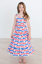 Girls Ruffle Maxi Dress - Blissfully Lavender BoutiqueMila & Rose ®