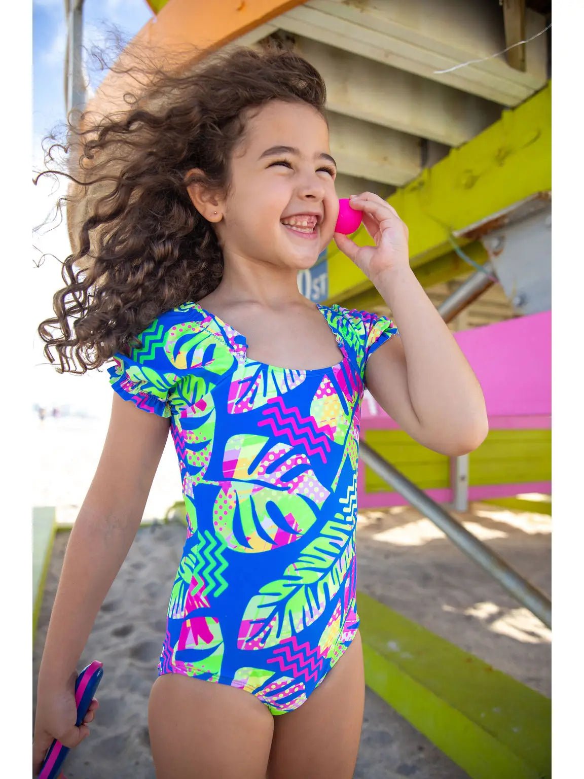 Girls Sea Esta One Piece Swimsuit - Blissfully Lavender BoutiqueBlueberry Bay Swim