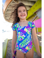 Girls Sea Esta One Piece Swimsuit - Blissfully Lavender BoutiqueBlueberry Bay Swim