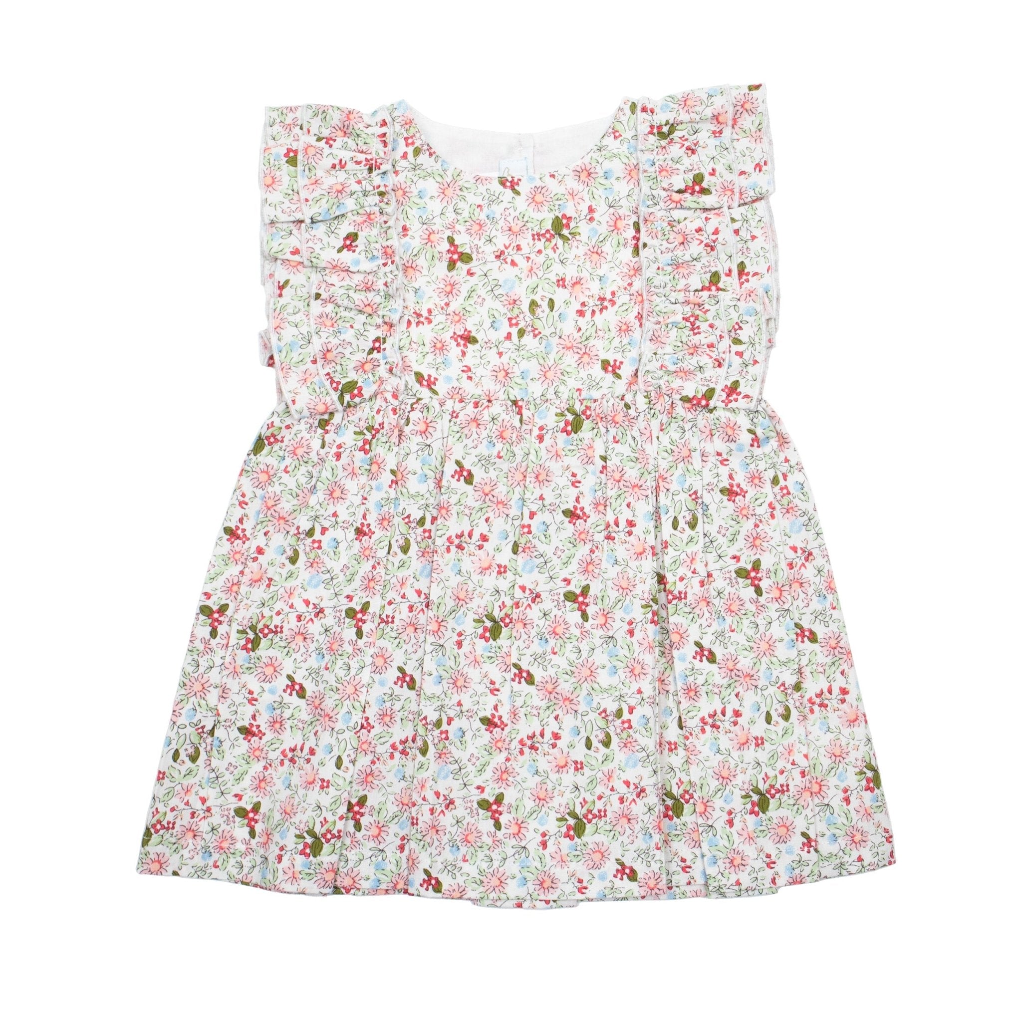 Girls Selena Ruffle Dress - Blissfully Lavender BoutiqueCuclie