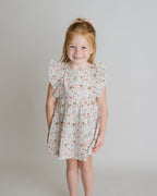Girls Selena Ruffle Dress - Blissfully Lavender BoutiqueCuclie