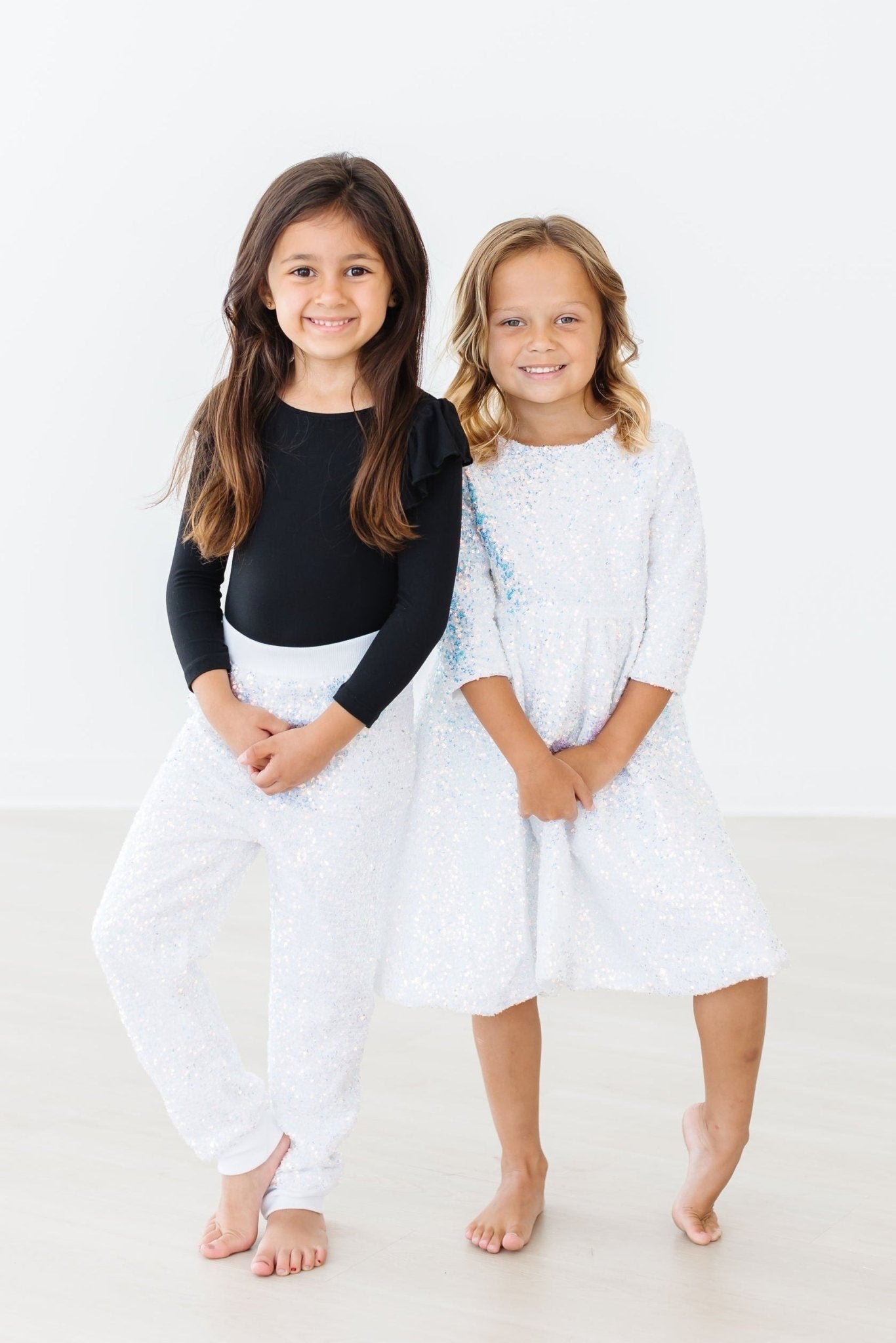 Girls Sequin Joggers – Disco Sparkle - Blissfully Lavender BoutiqueMila & Rose ®