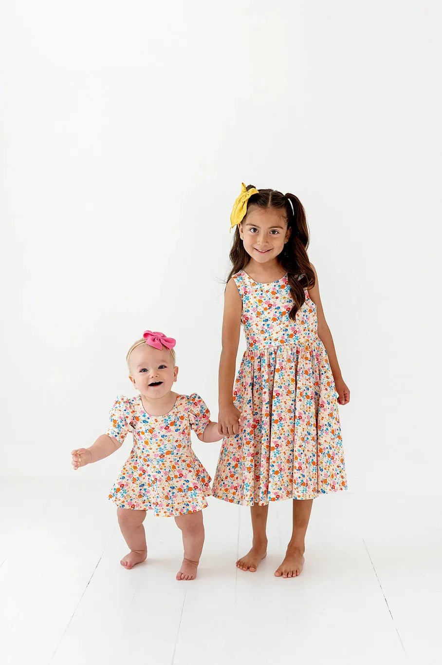 Girls Summer Blooms Charlotte Dress - Blissfully Lavender BoutiqueOllie Jay