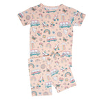 Girls Summer Two - Piece Pajama Short Set - Blissfully Lavender BoutiqueSweet Bamboo