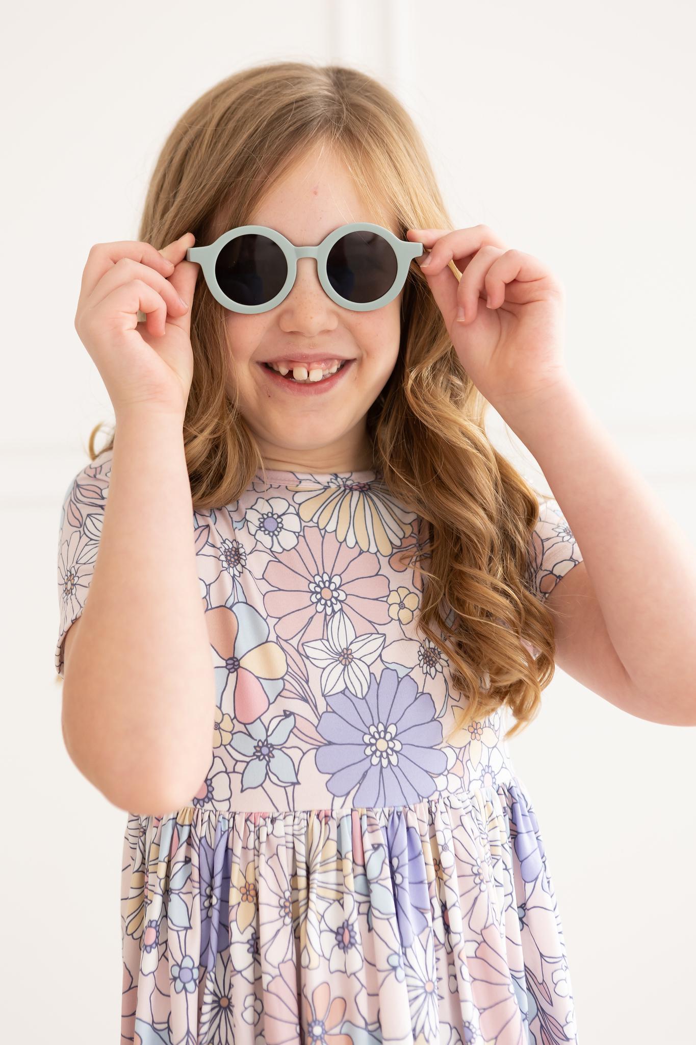 Girls Sweet Escape Floral Twirl Dress - Blissfully Lavender BoutiqueMila & Rose ®