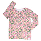 Girls Two - Piece Long Sleeve Pajama Set - Blissfully Lavender BoutiqueSweet Bamboo