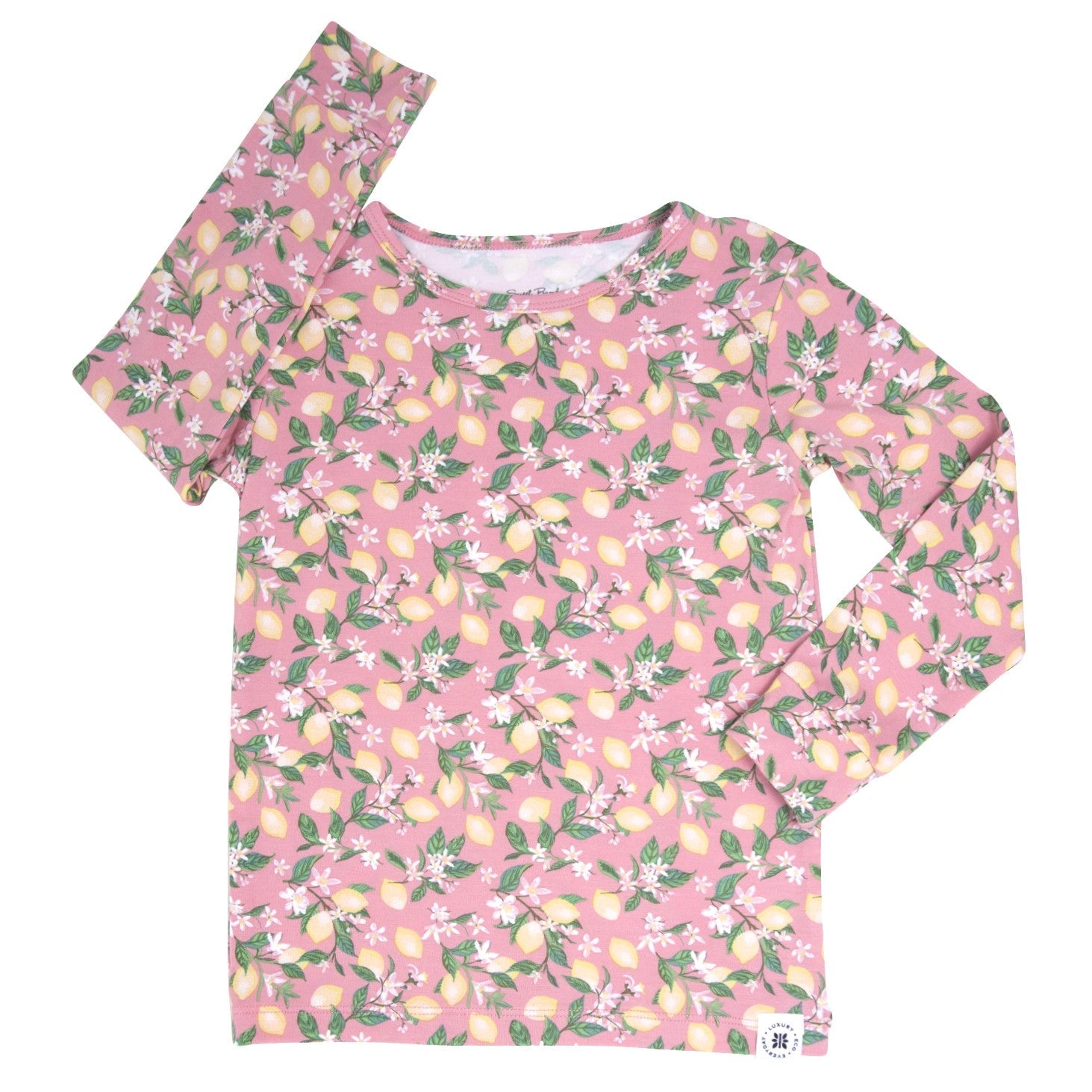 Girls Two - Piece Long Sleeve Pajama Set - Blissfully Lavender BoutiqueSweet Bamboo