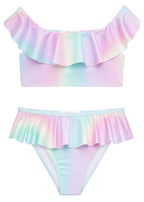 Girls Rainbow Bikini Swim Set