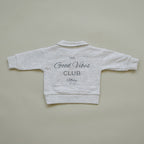 Good Vibes Quarter Zip French Terry Set - Blissfully Lavender BoutiqueMebie Baby