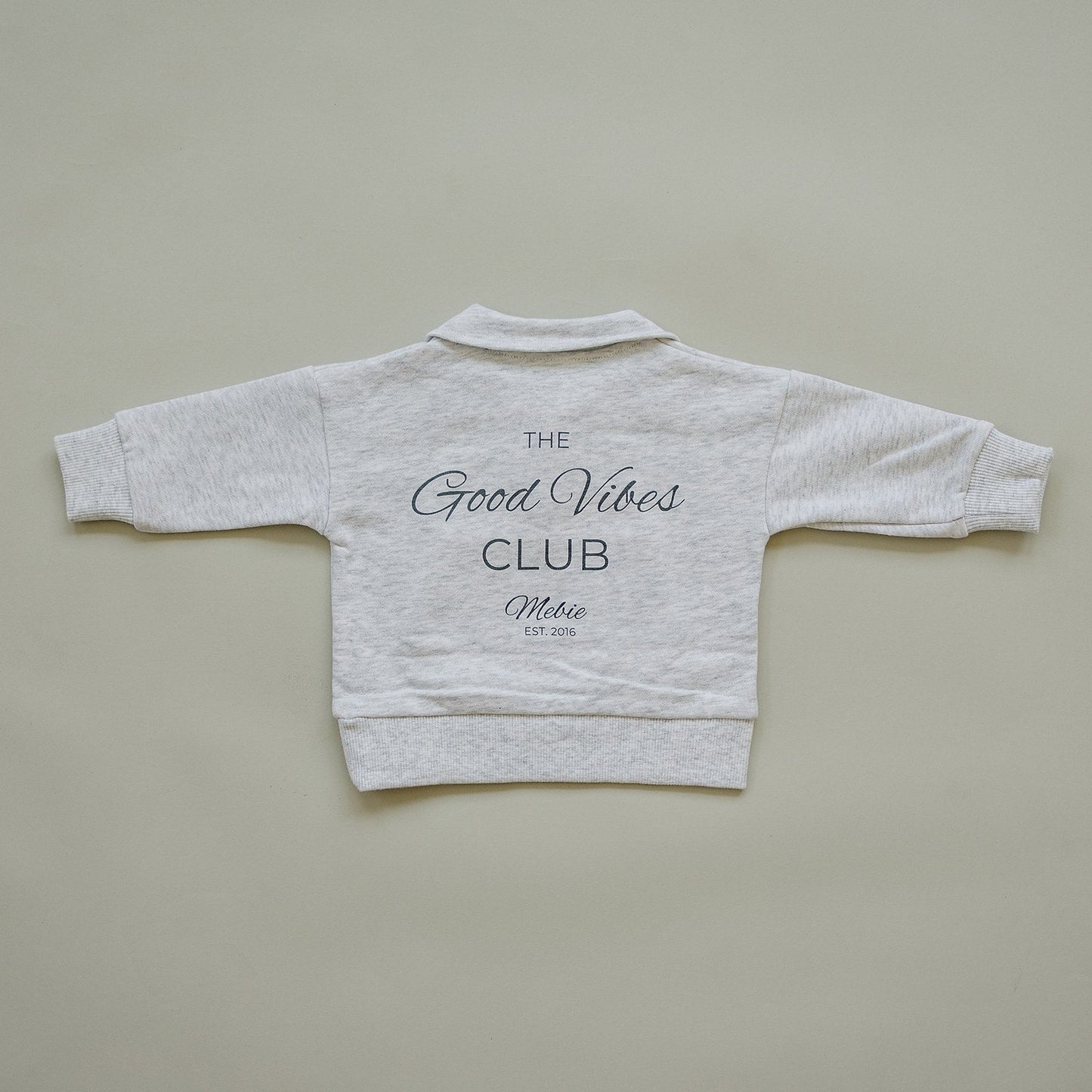 Good Vibes Quarter Zip French Terry Set - Blissfully Lavender BoutiqueMebie Baby