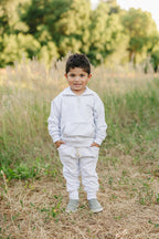 Good Vibes Quarter Zip French Terry Set - Blissfully Lavender BoutiqueMebie Baby