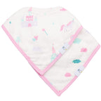 Clouds and Castles Muslin & Terry Cloth Bib Set - 2 Pack