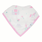 Clouds and Castles Muslin & Terry Cloth Bib Set - 2 Pack