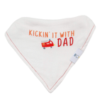 Dad and Buildings Muslin & Terry Bib Set - 2 Pack