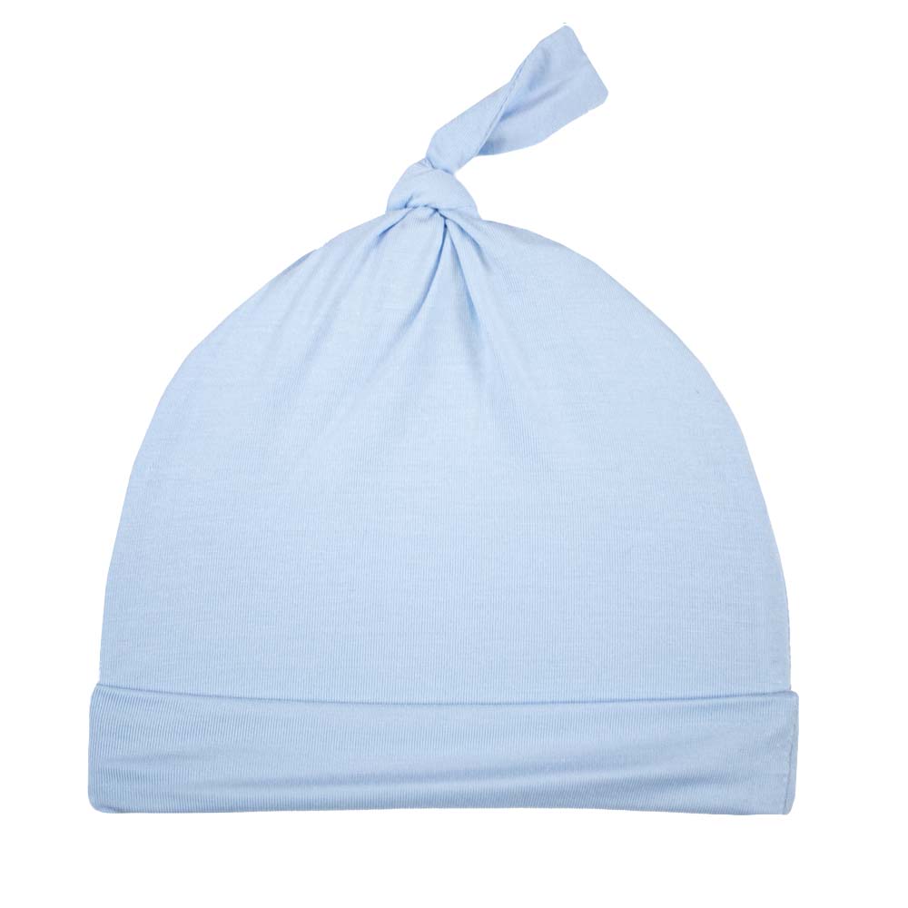 Baby Blue Knotted Beanie